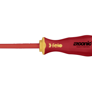 Felo 415 Ergonic Screwdriver  Pozi #1 x 80mm Insulated Hardened Tip