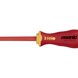 Felo 415 Ergonic Screwdriver Pozi #2 x 100mm Insulated Hardened Tip