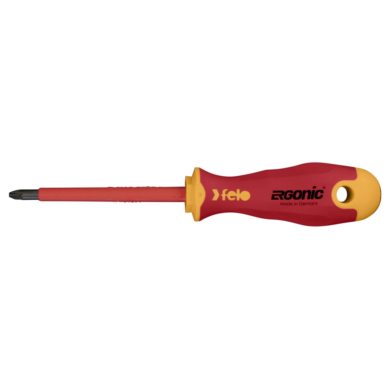 Felo 417 Ergonic Insulated Plus/Minus Screwdriver Size Z2 Hardened Tip
