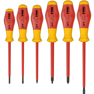 Felo 913 Screwdriver Set 6pc VDE Insulated