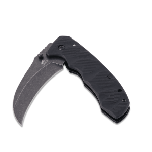 Taurus Stainless Steel Pocket Knife with Blackened Finish