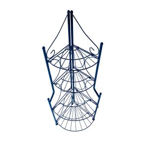 Omni Stand Plant Iron 4 Tier Black