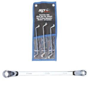 BRAKE & CLUTCH - SPANNER SET RING 6PT 75 DEGREE OFFSET 3PCE