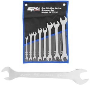 SPANNER SET - SLIMLINE 8PC METRIC