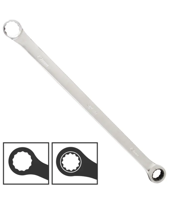 SPANNER DOUBLE RING EXTRA LONG GEARDRIVE METRIC 18MM