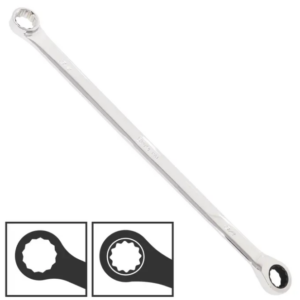 SPANNER DOUBLE RING EXTRA LONG GEARDRIVE SAE 11/16"