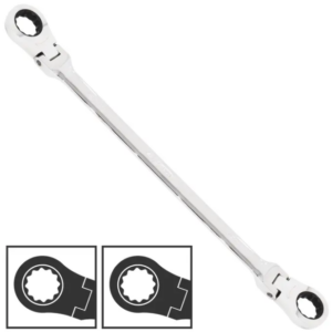 SPANNER EX LONG FLEX DOUBLE RING STAND OUT GEARDRIVE 10X11MM