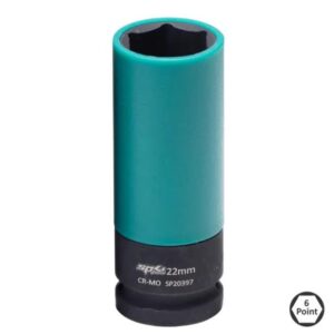 SOCKET IMPACT 1/2''DR WHEEL NUT METRIC 22MM