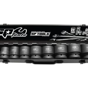 SOCKET SET IMPACT 1"DR 6PT 9PC SAE