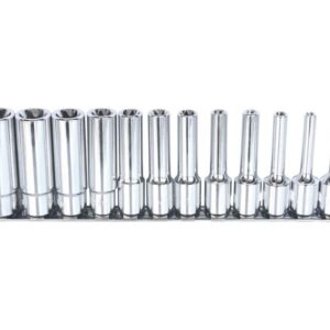 SOCKET RAIL - 3/8" DR DEEP 12PC E TORX