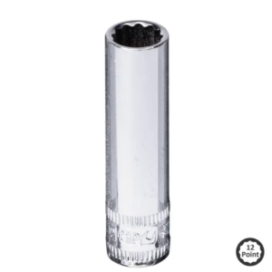 SOCKET - 1/4"DR DEEP 12PT SAE 1/2"