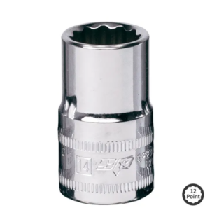 SOCKET - 1/2"DR STANDARD 12PT METRIC 23MM