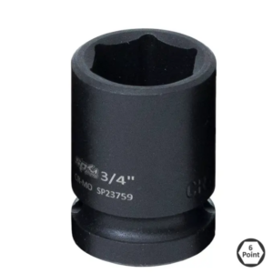 SOCKET IMPACT 1/2"DR 6PT SAE 1-3/8"