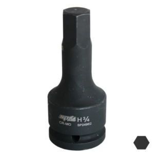 SOCKET IMPACT 3/4"DR INHEX SAE 1" SP TOOLS