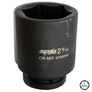 SOCKET IMPACT 1"DR 6PT DEEP SAE 1-9/16"
