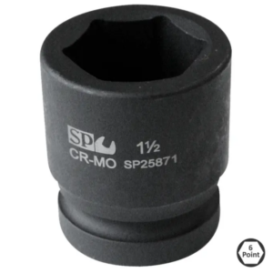 SOCKET IMPACT 1-1/2"DR 6PT SAE 3-7/16"