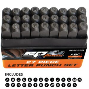 STRIKING TOOLS - LETTER PUNCH 27PC SET (3MM)