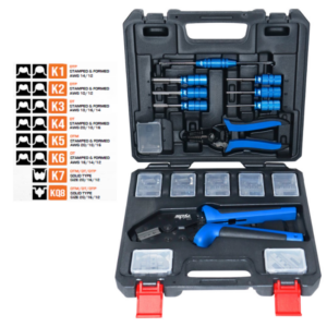 AUTO ELECTRICAL - CRIMPER KIT 25PC 9"PLUS DEUTSCH CONTACTS