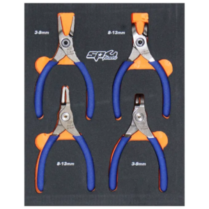 PLIERS & CUTTERS - CIRCLIP 4PC SET - 0.9MM TIPS