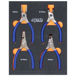 PLIERS & CUTTERS - CIRCLIP 4PC SET - 1.3MM TIPS