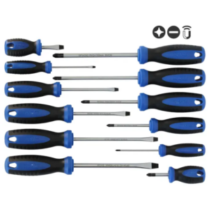 SCREWDRIVER SET - SLOTTED/PHILLIPS - 12PC SET