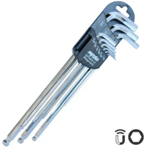 KEY SET - SAE HEX MAGNETIC BALL DRIVE 9PC