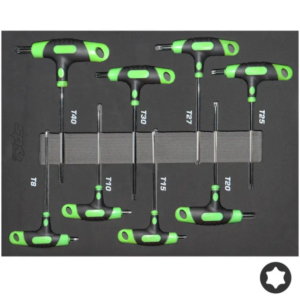 KEY SET - TORX T-HANDLE IN EVA - 8PC