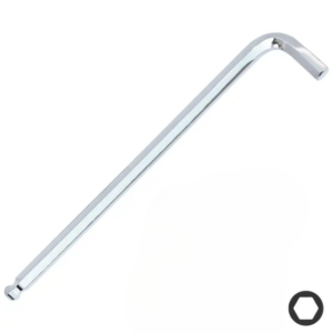 KEY SET - SAE HEX CHROME BALL DRIVE - 7/64" (PK5)