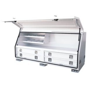 TOOL BOX - TRUCK BOX 1760MM 4 DRAWER WHITE