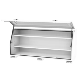 TOOL BOX - TRUCK BOX 1730MM 2 SHELVES WHITE