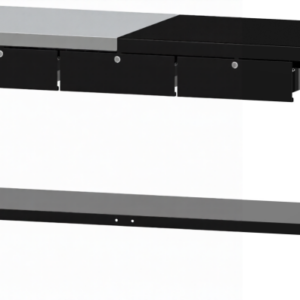 NZ WORK BENCH CUSTOM - 2000MM 3 DRAWER (BLACK)