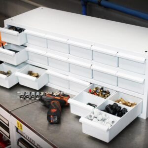 STORAGE - STEEL UNIT 18 DRAWER