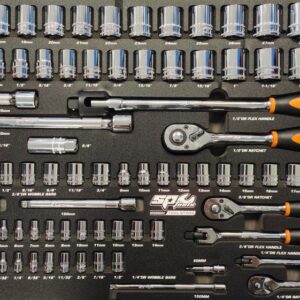 EVA TOOLKIT - 85PC METRIC/SAE- SOCKET AND ACCESSORIES