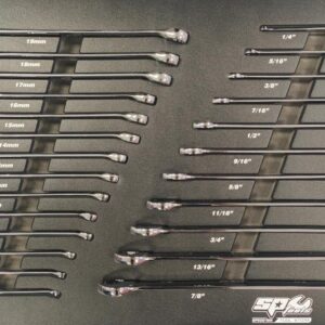 EVA TOOLKIT - 25PC METRIC/SAE - QUAD DR ROE SPANNERS