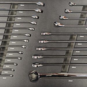 EVA TOOLKIT - 23PC METRIC - ROE AND FLARE SPANNERS