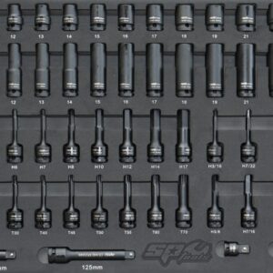 EVA TOOLKIT - 56PC SAE - 1/2"DR IMPACT SOCKET SET