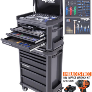 TOOLKIT 213PC METRIC - TECH SERIES 14 DRAWER DIAMOND BLACK FOAMED
