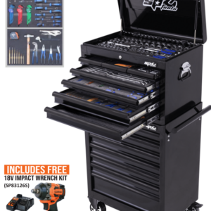 T/KIT 329PC METRIC ONLY - BLK/BLK CUSTOM SER 12 DR