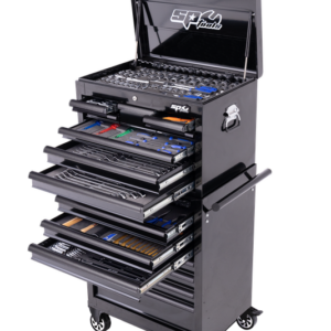 TOOLKIT 370PC METRIC/SAE - CUSTOM SERIES 15 DRAWER BLACK FOAMED
