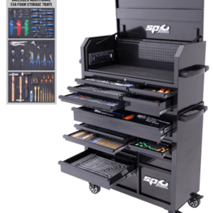 TOOLKIT 549PC METRIC/SAE - SUMO SERIES POWER HUTCH 18 DRAWER BLACK FOAMED