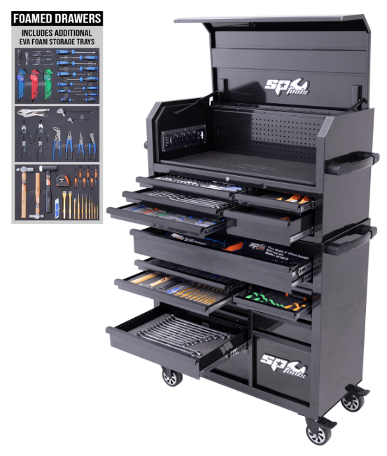 TOOLKIT 549PC METRIC/SAE - SUMO SERIES POWER HUTCH 18 DRAWER BLACK FOAMED