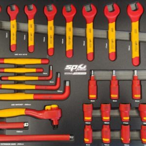 EVA TOOLKIT 32PC - VDE INSULATED SOCKETS AND SPANNERS