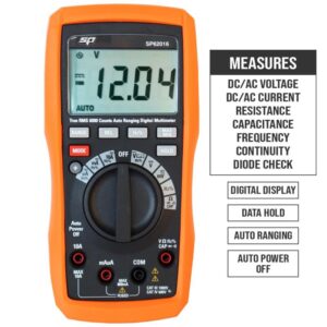 DIAGNOSTIC - MULTIMETER DIGITAL DELUXE AUTOMOTIVE