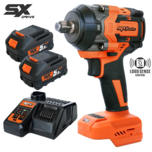 CORDLESS - 18V 1/2"DR IMPACT WRENCH KIT - 5.0AH - SX DRIVE