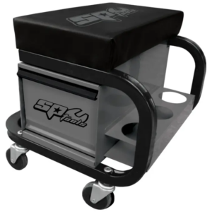 ROLLER SEAT WITH STORAGE - 1 DRAWER + 3 CAN HOLDER