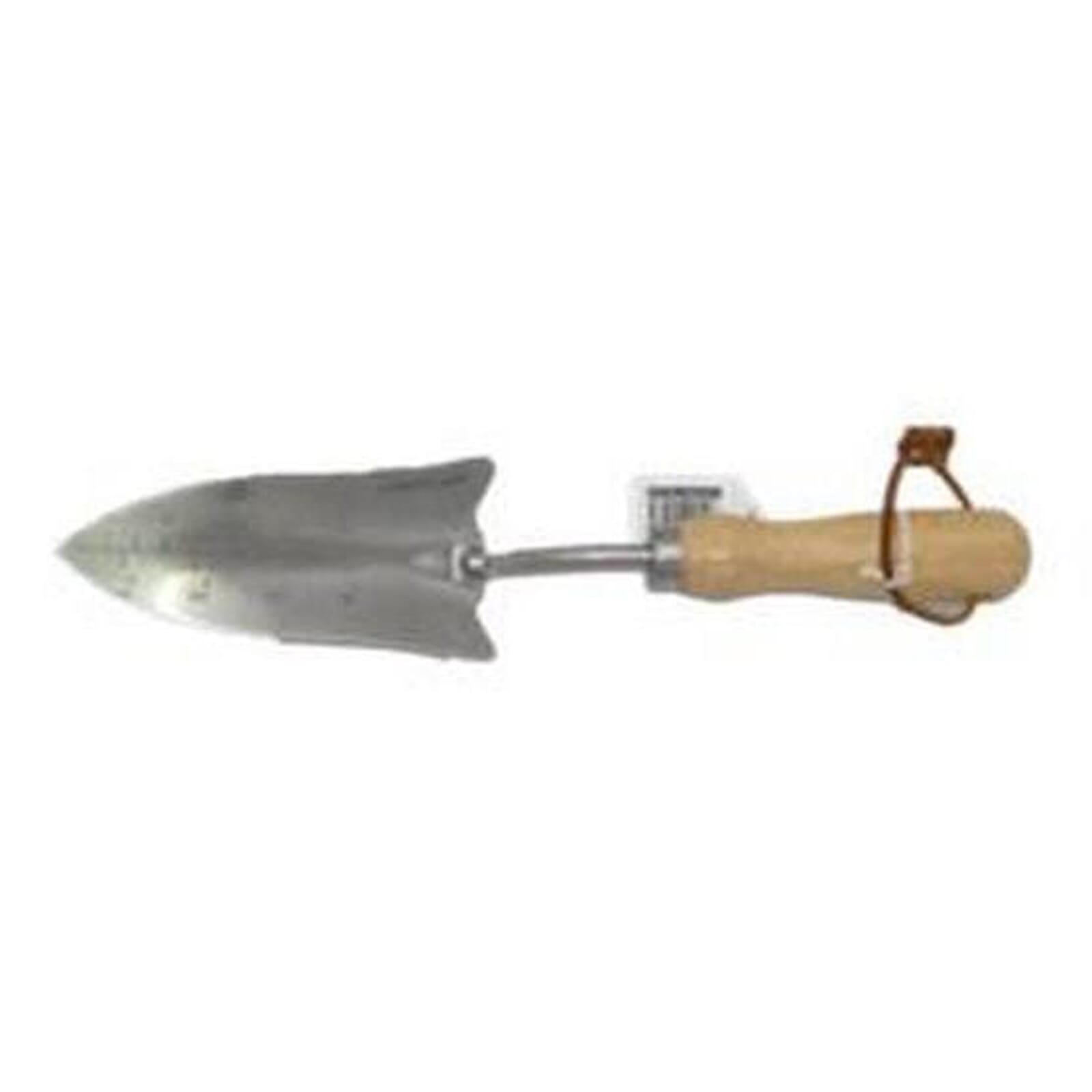Omni Stainless Steel Transplanter Trowel With Wooden Handle