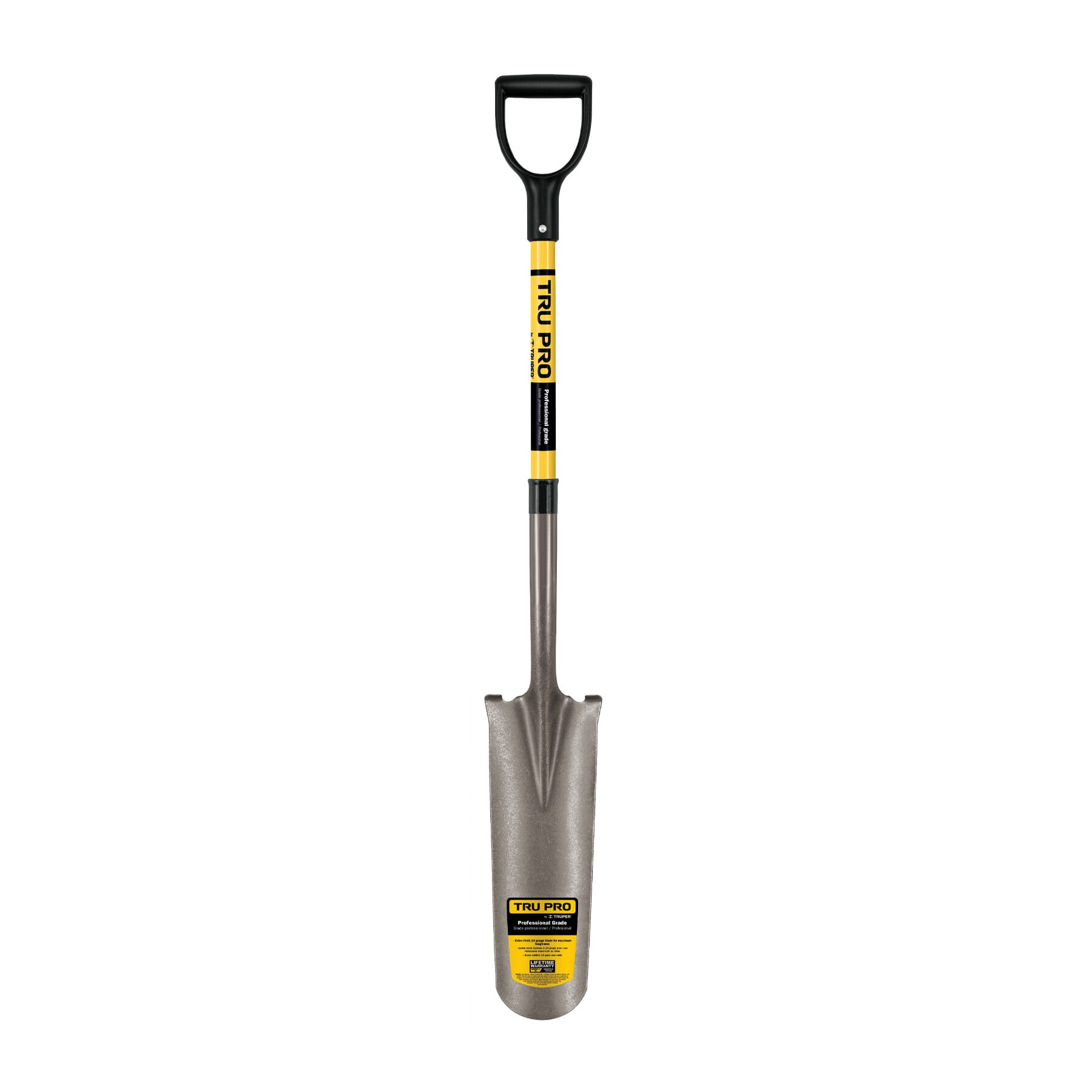Truper Draining Spade with Fibreglass Handle 400mm