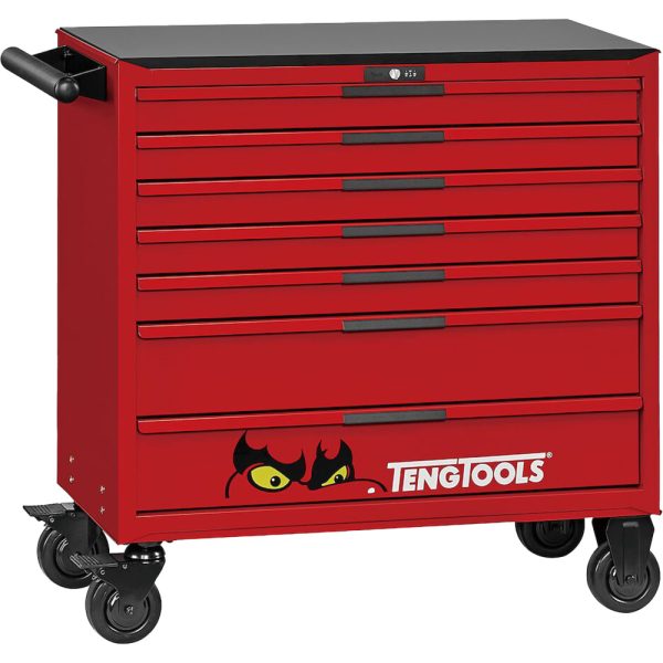 Teng 663pc Pro35 37in Roller Cabinet Tool Kit - Red