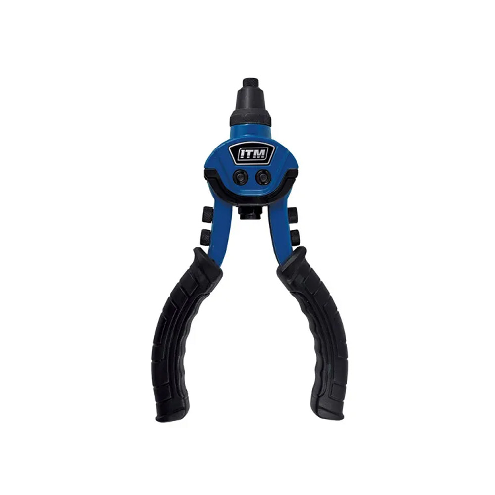 ITM Twin Handle Easy Pull Riveter 3.2-6.4mm Nozzles
