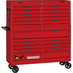 Teng Pro35™ 53in Stack Tool Storage 19 Drawers Red